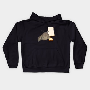 Möth And Lamp Kids Hoodie